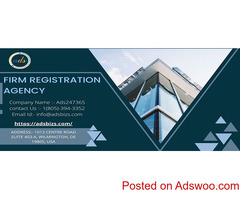 We Are A Firm Registration Agency That Supports You Worldwide.