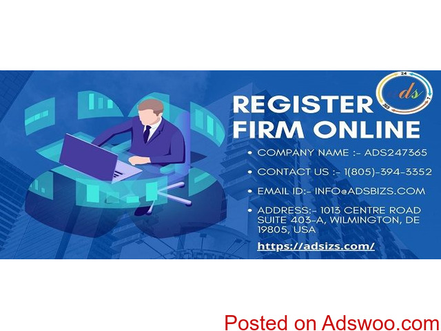ADS247365 is one of the best Register Firm Online - 1/1