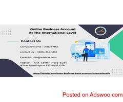 ADS247365 helps you to open an online business account at the International level.