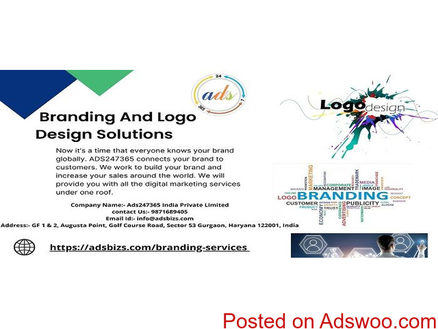 With Us, You Will Get All Solutions Related To Branding And Logo Designing. - 1/1