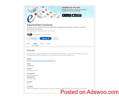 ExportersIndia Complaints