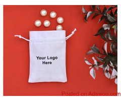 Pouches for jewelry, Custom Jewelry Drawstring Pouches with Logo