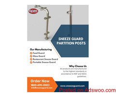 How to Install Sneeze Guard Partition Posts | ADM
