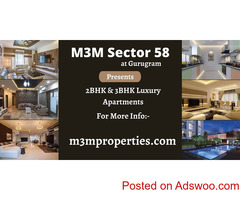 M3M Sector 58 Gurugram - Fantastic Spread For Beautiful Homes