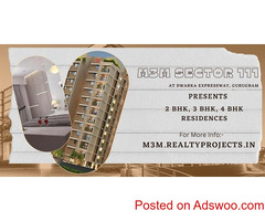 M3M Sector 111 Dwarka Expressway, Gurugram - Fantastic Spread For Beautiful Homes
