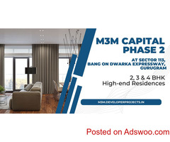 M3M Capital Phase 2 Sector 113 Gurugram | Step into an Ultra-Modern Home