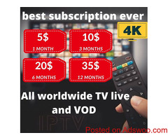 Best worldwide IPTV service