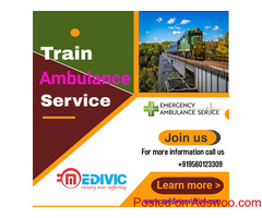 Elite ICU Setup Train Ambulance Services in Vellore from Medivic Aviatione