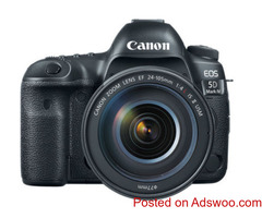 Canon EOS 5D Mark IV DSLR Camera with 24-105mm f4L II Lens