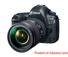Canon EOS 5D Mark IV DSLR Camera with 24-105mm f4L II Lens