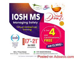 Join IOSH MS and Gain 4 International HSE Certifications FREE !!!