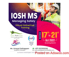 Green world group Offer on IOSH MS Course in UAE…!!