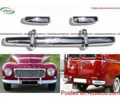 Volvo PV Duett Kombi bumper (1953-1969) by stainless steel P210 Duett bumpers (P445), Kombi