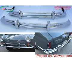 Volkswagen Karmann Ghia US type bumper (1955 – 1966) by stainless steel  (VW Karmann Ghia USA Stoßfä
