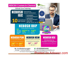 Great deals on Nebosh Courses in Chennai...!