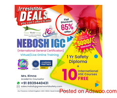 GREEN WORLD GROUP EXCLUSIVE OFFER ON NEBOSH IGC COURSE