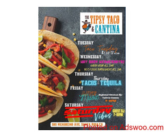 Tipsy Taco Menu Santa Rosa