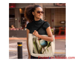Green Bird Tote Bag