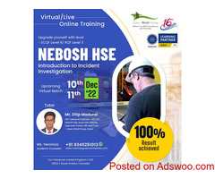 Join NEBOSH Incident investigation course in Delhi ….!!!