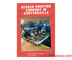 Looking for the best clothing printing company near Cartersville?