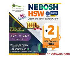 Kick starts your safety career through Green World Group...