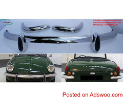 Triumph Spitfire MK3 (1967-1970) bumpers, and Triumph GT6 MK2 (1968-1970) bumpers