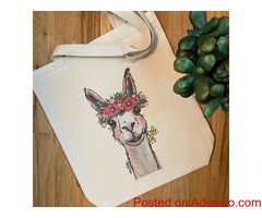 Alpaca Lover Tote Bag