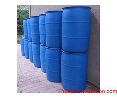 Tupperware and Water Barrels