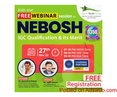 Inviting all HSE Aspirants to value FREE WEBINAR on NEBOSH IGC