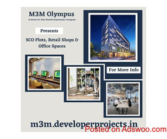 M3M Olympus At Sector 111, Near Dwarka Expressway, Gurugram -Designed For The Future
