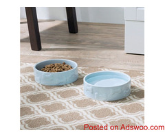 Manor Blue Pet Bowl