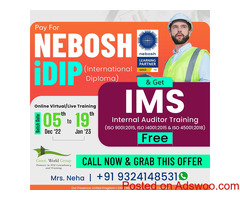 Ultimate Offer on NEBOSH IDIP in Pune
