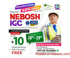 Green world’s Exclusive offer on NEBOSH IGC course @ UAE..!!