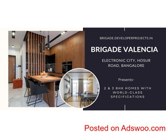 Brigade Valencia Hosur Road Bangalore - Welcome To Homes With Natural Lighting