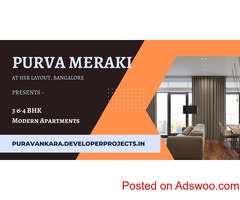 Purva Meraki HSR Layout Bangalore - Luxury You Truly Deserve