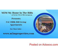 M3M My Home In The Hills At Sector 79  - Fantastic Spread For Beautiful Homes In Gurugram