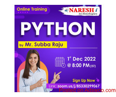 Attend Free Demo On Python by Mr. Subba Raju.