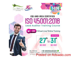 Pursue ISO Lead Auditor Course @ Offer Price