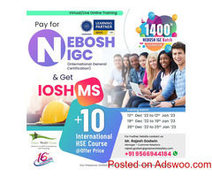 Amazing year-end Deals on NEBOSH ICG Course….!!