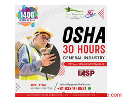 Another Exciting Offer from Green World on OSHA Courses…!!