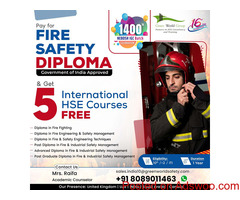 Green World's Blockbuster Offer on a Fire Safety Diploma…!!