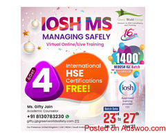 Christmas Special offer on IOSH MS