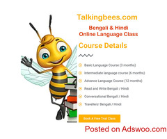Talkingbees-LearnBengali and Hindi language Online-Native Tutor Online