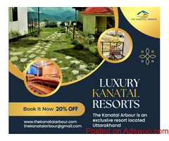 Kanatal Resort is an exclusive resort located in the heart of the beautiful island of Uttarakhand.