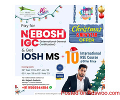 New year's & Christmas Attractive offers on NEBOSH IGC...!!