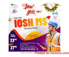 Attain IOSH MS and Earn HSE Certificate @ Offer Price...!