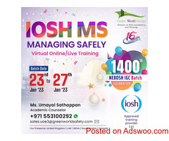 Pursue IOSH MS and Gaining HSE Certificate with New year Offer...!!!
