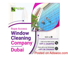 Rope Access Window Cleaning Experts in Dubai…!!