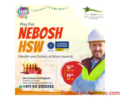 Pursue NEBOSH HSW Course @lowest price...!!
