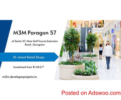 M3M Paragon 57 at Sector 57, Near Golf Course Road Extension, Gurugram